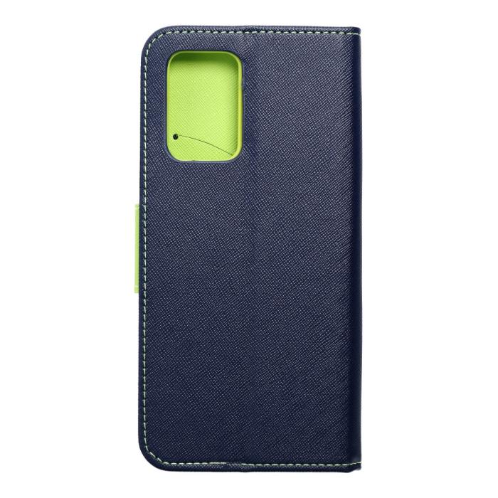 Forcell - Fancy Plånboksfodral till Xiaomi Redmi 10 4G (2021/2022) navy / lime
