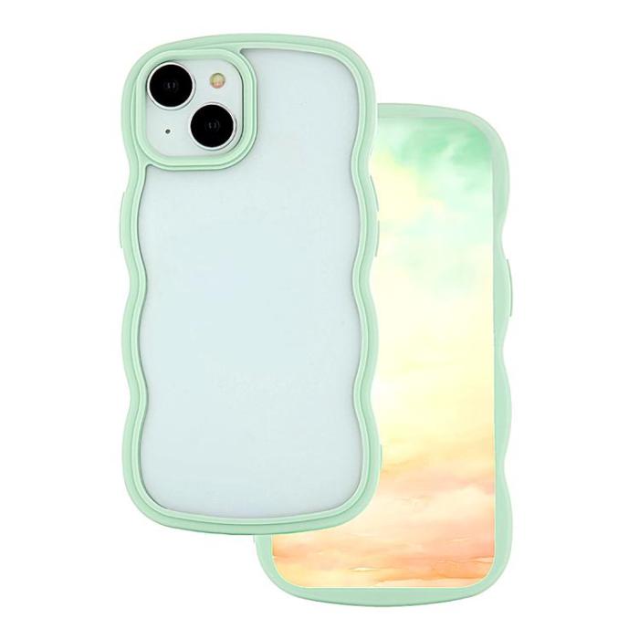 OEM - iPhone 7/8/SE (2020/2022) Mobilskal Wave - Grön