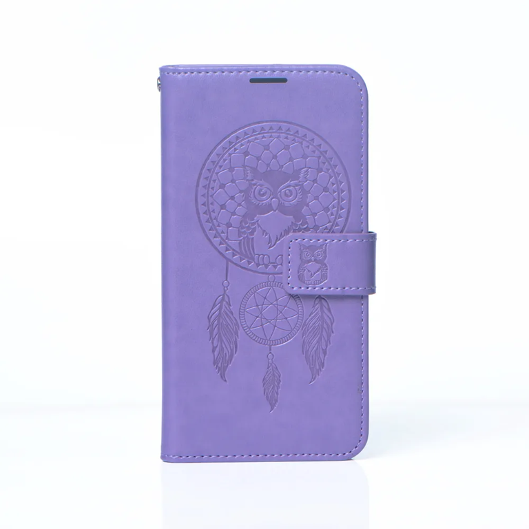 Mezzo Dreamcatcher iPhone 12/12 Pro Plånboksfodral - Lila | 2353 | AlltMobil