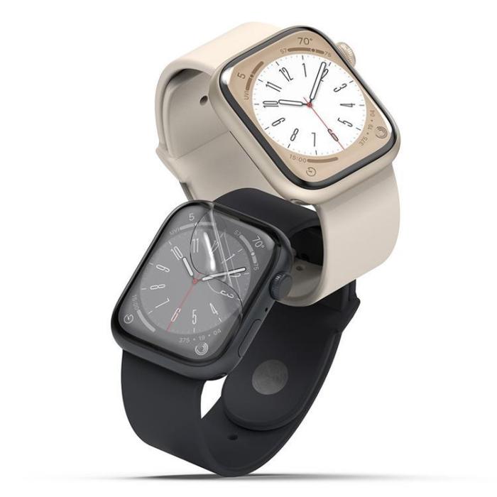 UTGATT1 - [3-Pack] Ringke Apple Watch 4/5/6/7/8/SE (40/41mm) Härdat Glas Dual Easy - Clear