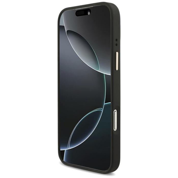 Guess - Guess iPhone 17 Pro Max Mobilskal 4G Big Classic Logo Big Strap Metal - Svart