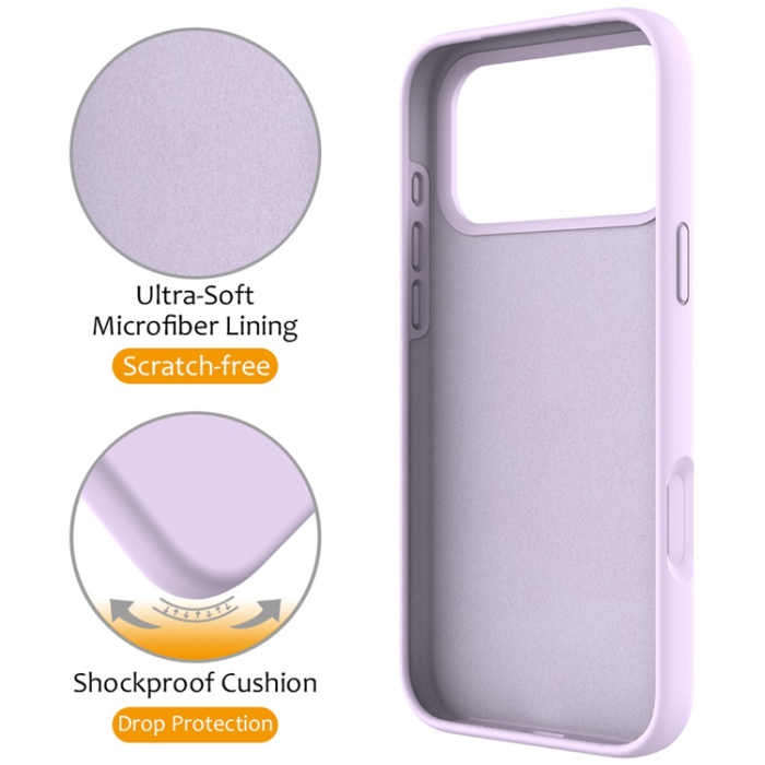 A-One Brand - iPhone 17 Pro Max Mobiskal MagSafe Kickstand PC+Silikon - Lila