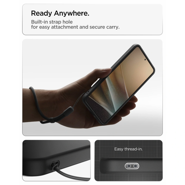 Spigen - Spigen Mobilskal För Galaxy S26 Magsafe Thin Fit - Svart