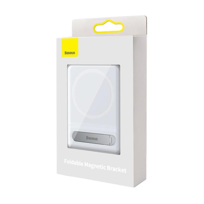 BASEUS - Baseus Folding stativ med Magnet Hållare - Vit