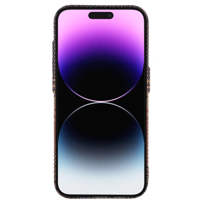 A-One Brand - iPhone 14 Pro Max Mobilskal Magsafe Aramid Fiber - Guld