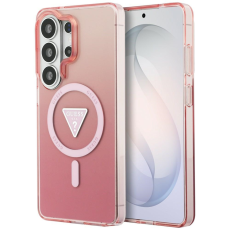 Guess - Guess Mobilskal F&ouml;r Galaxy S26 Ultra MagSafe IML Gradient Triangle - Rosa