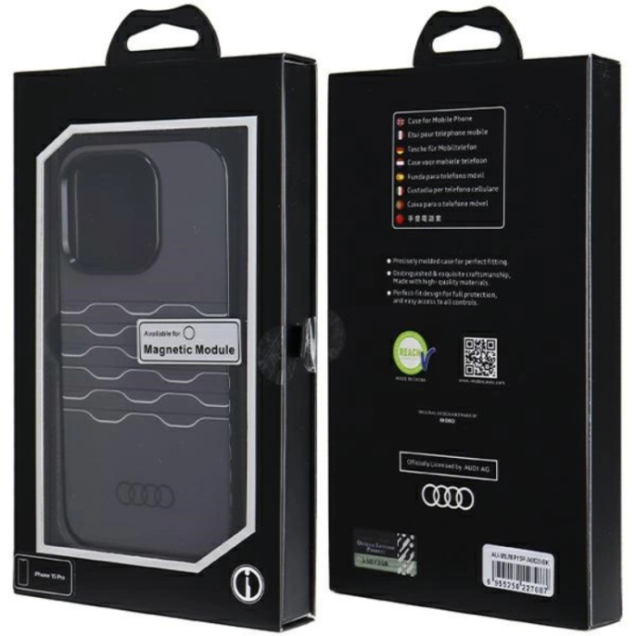 Audi - Audi iPhone 15 Pro Mobilskal Magsafe IML - Svart