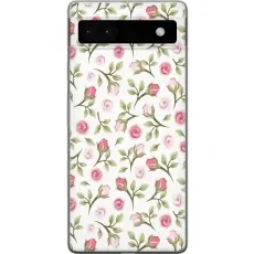Gustaf - Mobilskal till Google Pixel 6a med Blommigt