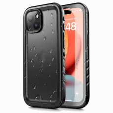 Tech-Protect - Tech-Protect iPhone 15 Mobilskal Shellbox IP68 - Svart