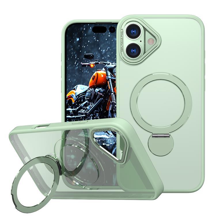 iPhone 16 Mobilskal MagSafe Rotating Kickstand (Avocado Grön) | 2353 | AlltMobil