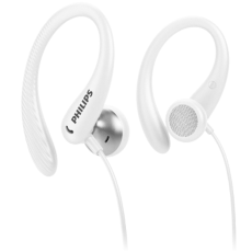 Philips - PHILIPS In-Ear-Hörlurar Sport IPX2 Kabel - Vit