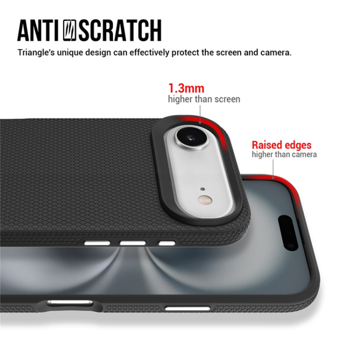 A-One Brand - iPhone 17 Air Mobilskal MagSafe Protective TPU+PC - Svart