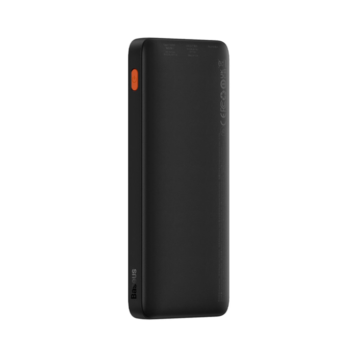 BASEUS - Baseus Powerbank 10000 mAh 20W Med USB-A Till USB-C Kabel - Svart