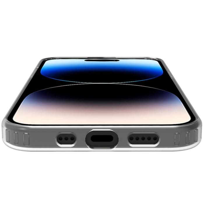 Celly - Celly iPhone 15 Pro Mobilskal Magsafe Gelskin TPU - Clear