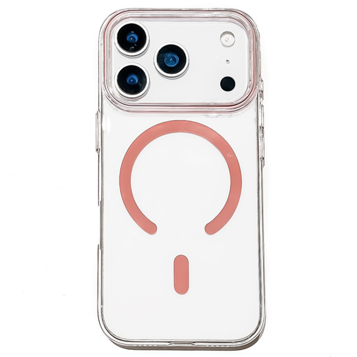 A-One Brand - iPhone 17 Pro Mobilskal MagSafe TPU + PC - Rosa