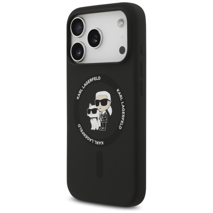 KARL LAGERFELD - Karl Lagerfeld Mobilskal till iPhone 18 Pro Max/17 Pro Max Silikon Ring