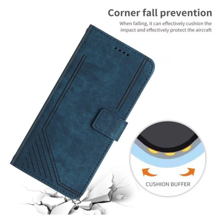 OEM - Mobilfodral för Samsung Galaxy S26 Plus Ställfunktion Konstläder - Safir