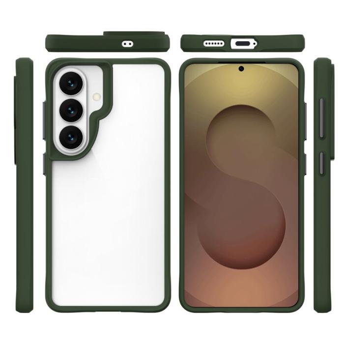 OEM - Mobilskal för Samsung Galaxy S26 Hybrid Hård PC + TPU - Grön