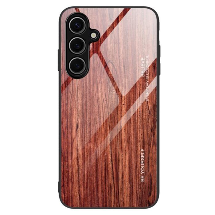 OEM - Mobilskal för Samsung Galaxy S26 TPU + Härdat glas - Vinröd