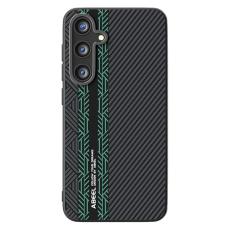 ABEEL - ABEEL Mobilskal till Samsung Galaxy S25 PC TPU Aluminium PU L&auml;der - Textur 2