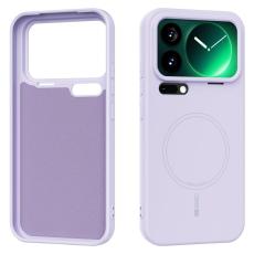 ABEEL - ABEEL Mobilskal till Xiaomi 17 Pro Max MagSafe Lila Liquid Silicone