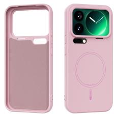 ABEEL - ABEEL Mobilskal till Xiaomi 17 Pro Max MagSafe Liquid Silicone Rosa