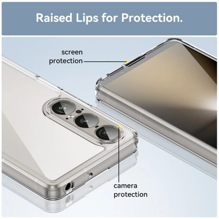 OEM - Sony Xperia 1 VII Mobilskal Acrylic TPU - Transparent