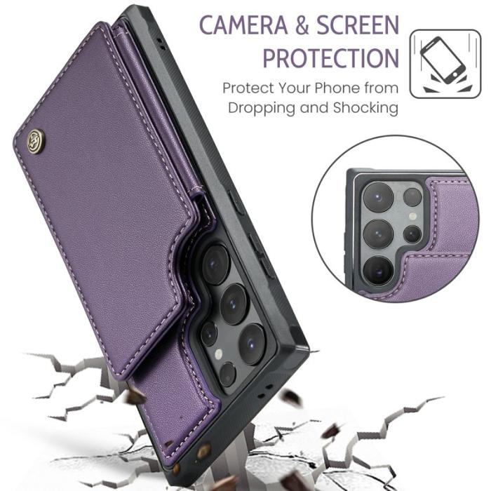 Caseme - CASEME C22 Fodral till Samsung Galaxy S24 Ultra Lila