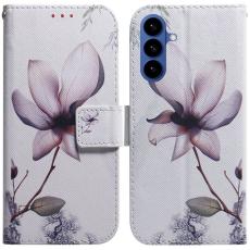 OEM - Samsung Galaxy S26 / S26 Pro Pl&aring;nboksfodral M&ouml;nstertryck Konstl&auml;der Rosa Blomma