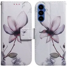 OEM - Samsung Galaxy S26 / S26 Pro Pl&aring;nboksfodral M&ouml;nstertryck Konstl&auml;der Rosa Blomma