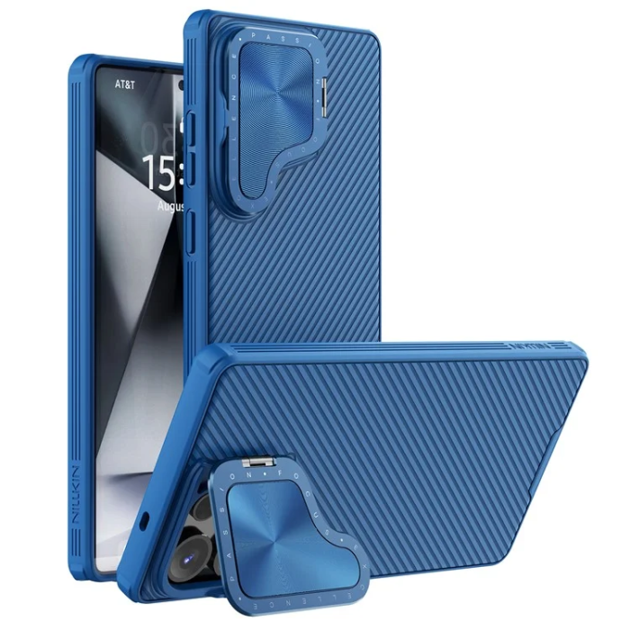 Nillkin - Nillkin Galaxy S25 Ultra Mobilskal Camshield Prop - Blå