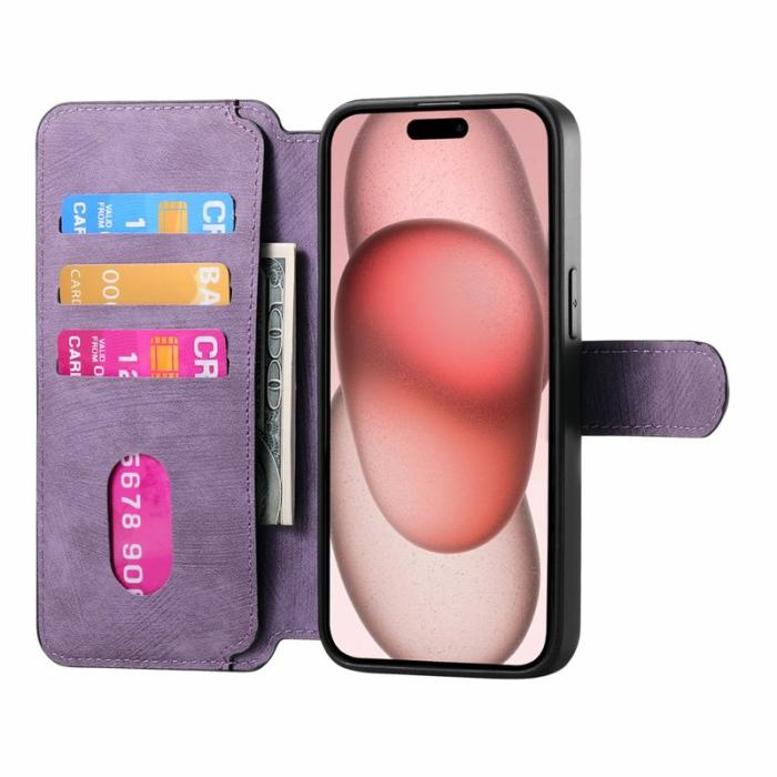 CASENEO - CASENEO MW-03 iPhone 17 Pro Fodral KonstLäder - Lila