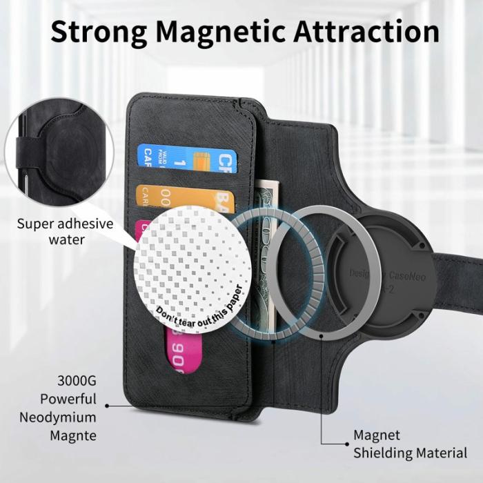 CASENEO - CASENEO MW-03 iPhone 17 Pro Fodral KonstLäder - Svart