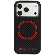 Audi - Audi Mobilskal F&ouml;r iPhone 18 Pro/17 Pro Magsafe RSQ Carbon Fiber