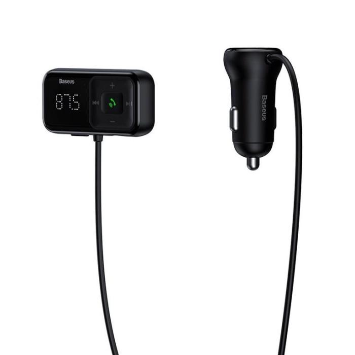 UTGATT1 - Baseus FM-sändare USB Billaddare - Svart