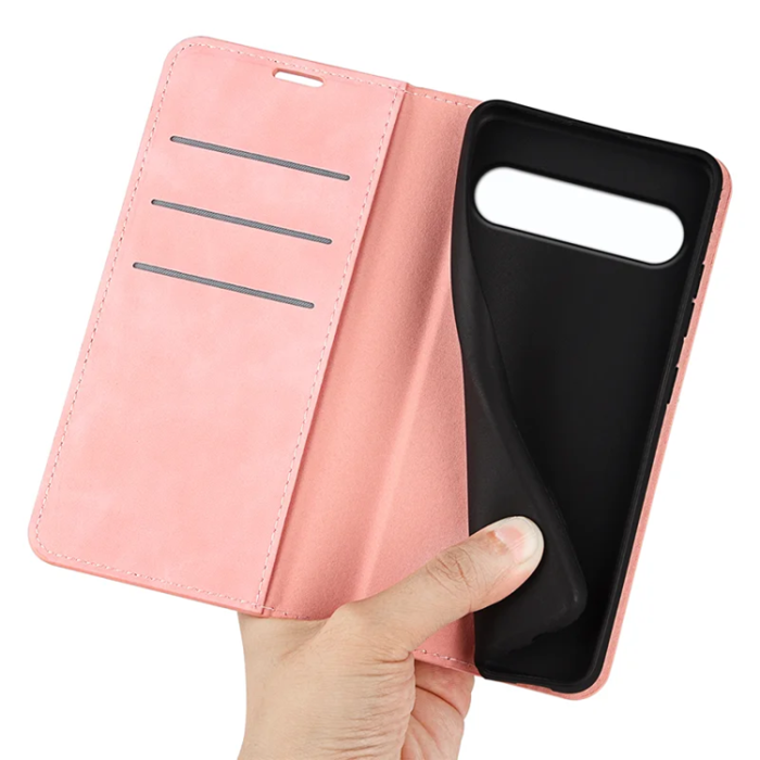 A-One Brand - Sony Xperia 10 VII Plånboksfodral Skin Touch - Rosa
