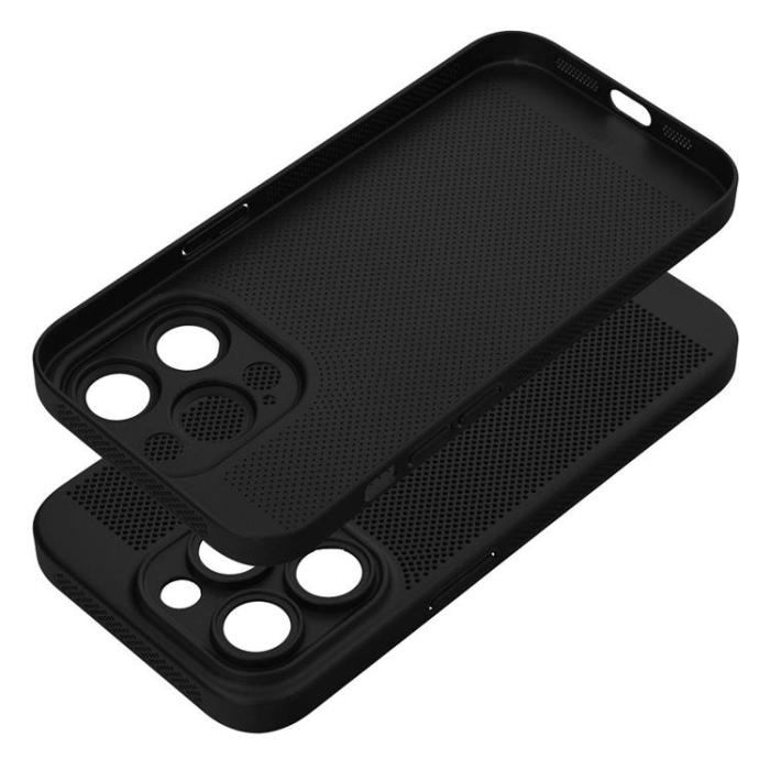 OEM - iPhone 16 Pro Max Mobilskal Breezy - Svart