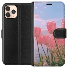 iSecrets - Plånboksfodral till Apple iPhone 11 Pro med Rosa Tulpaner