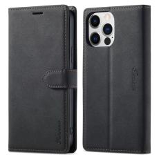 FORWENW - FORWENW F1 Series iPhone 15 Pro Max Pl&aring;nboksfodral Konstl&auml;der - Svart