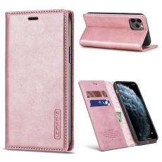 LC.imeeke - LC.IMEEKE Pl&aring;nboksfodral f&ouml;r iPhone 11 - Konstl&auml;der - Ros&eacute;guld
