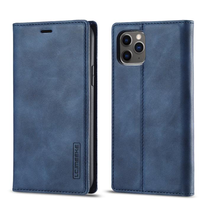 LC.imeeke - LC.IMEEKE Plånboksfodral för iPhone 11 - Konstläder - Blå