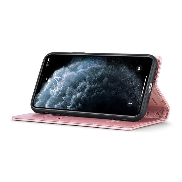 LC.imeeke - LC.IMEEKE Plånboksfodral för iPhone 11 - Konstläder - Roséguld