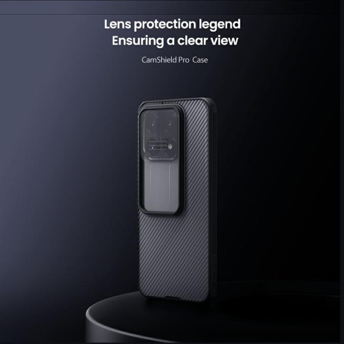 Nillkin - NILLKIN Camshield Pro Series Mobilskal till Xiaomi 15T TPU + PC Klar Svart