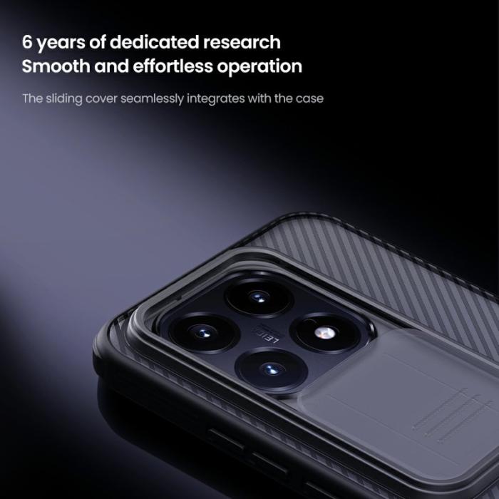 Nillkin - NILLKIN Camshield Pro Series Mobilskal till Xiaomi 15T TPU + PC Klar Svart