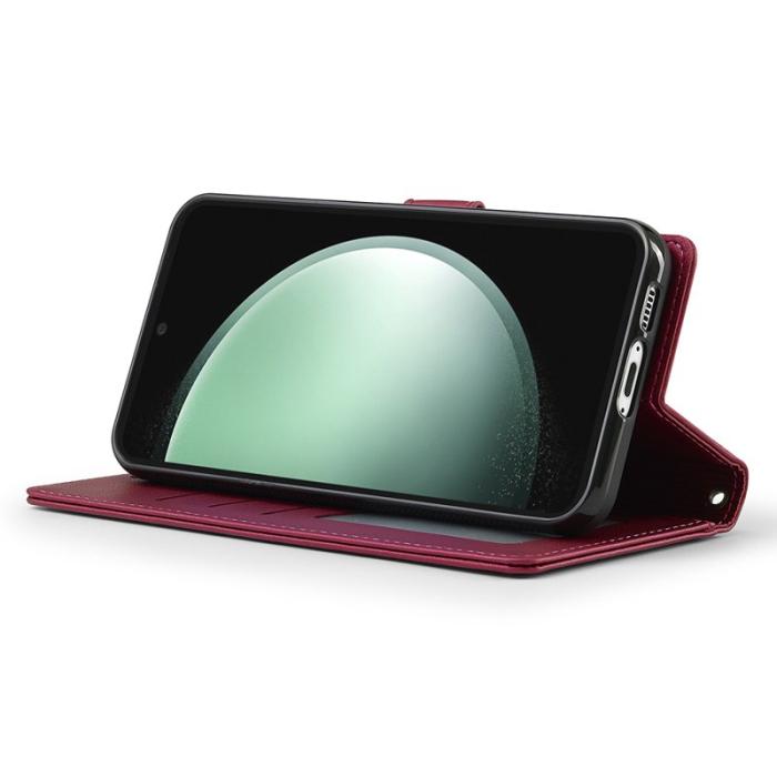 LC.imeeke - LC.IMEEKE L2 Series Samsung Galaxy A36 Plånboksfodral Konstläder - Röd