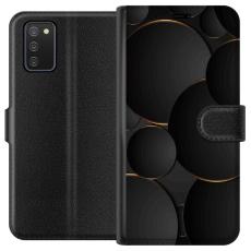 Gustaf - Pl&aring;nboksfodral till Samsung Galaxy A02s med Lyxig Cirklar