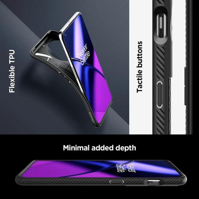 UTGATT - Spigen OnePlus 11 5G Mobiskal Liquid Air - Matte Svart