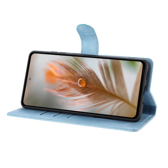 OEM - Samsung Galaxy S26 Ultra Fodral Konstläder Garden - Baby Blue