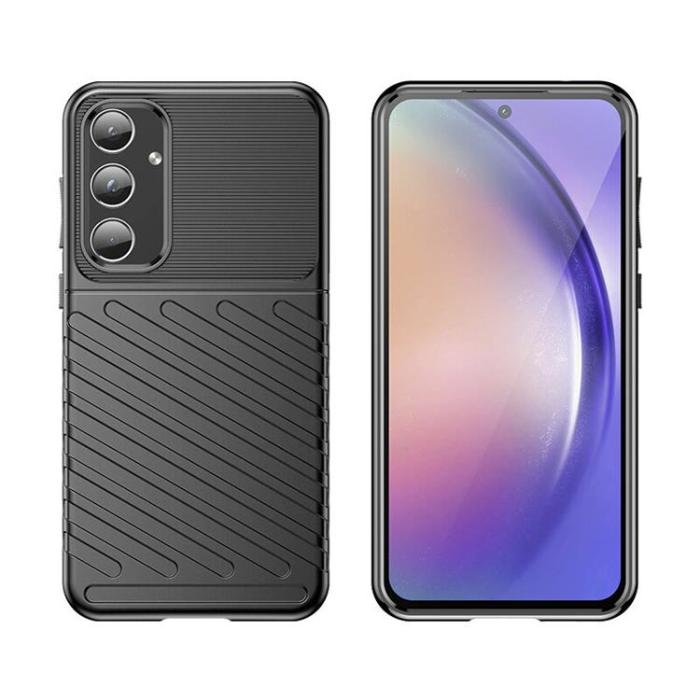 OEM - Galaxy A55 Mobilskal Thunder Armored - Svart