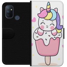 iSecrets - Plånboksfodral till OnePlus Nord N100 med Glad enhörning